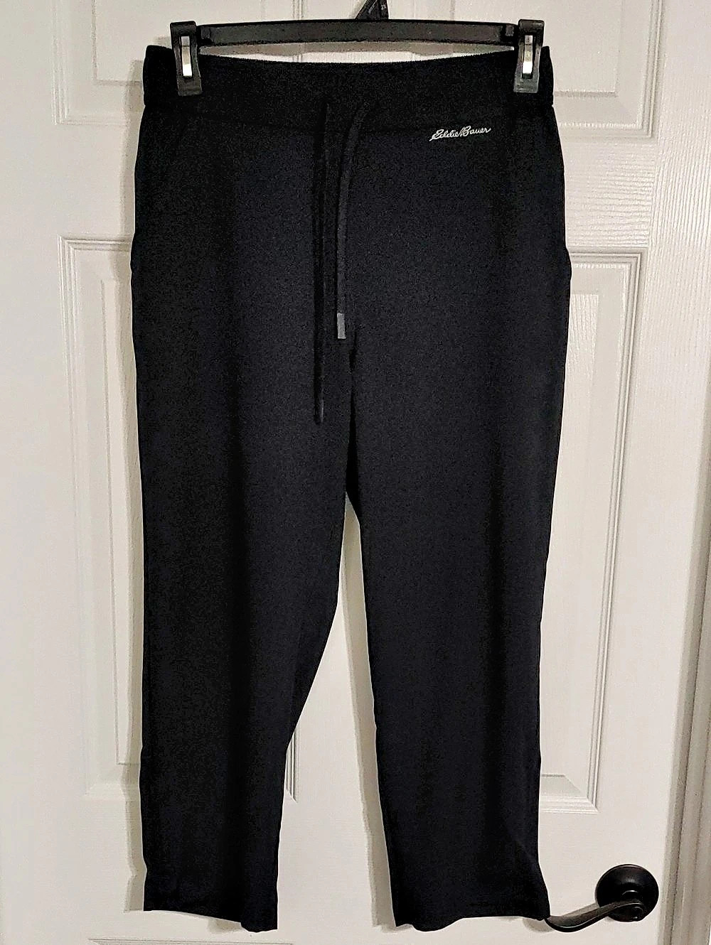 Eddie Bauer Adventurer Stretch Ripstop Cropped Pants Black Medium